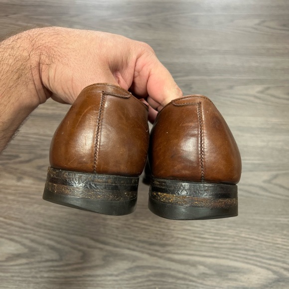 Alden 63 Brown V-Tip Split Toe Blucher 9 A/C - Picture 5 of 11